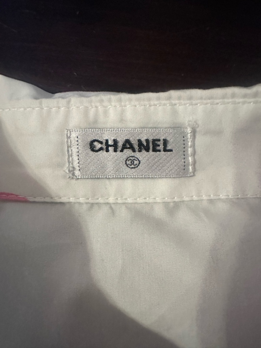 CC White Blouse with Pink Logo - Picture 4 of 5